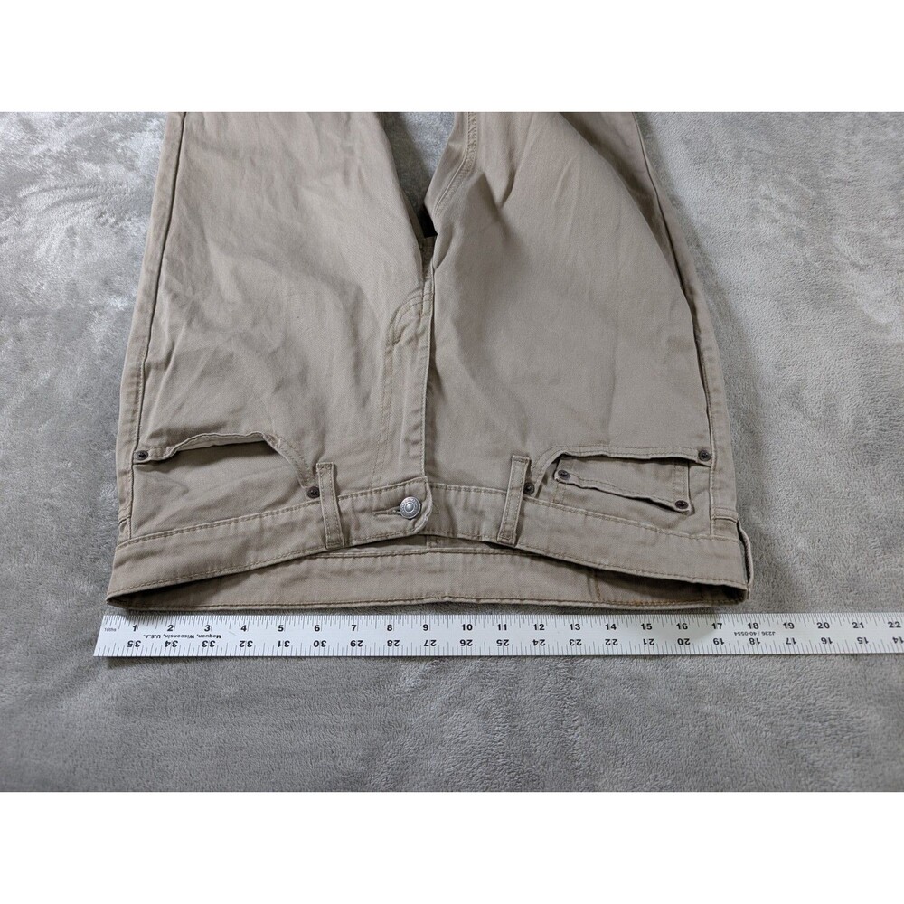 Levi's 541 Jeans Mens 34X30 Tan Athletic Taper Pants Casual Minimalist Stretch - Picture 8 of 12